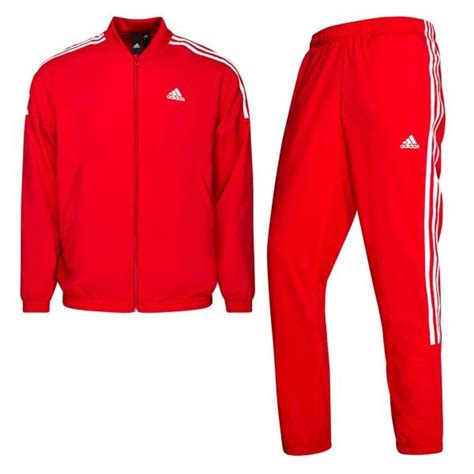adidas anzug rot